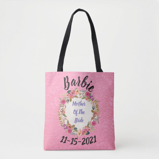 Mother of the Bride Design Tote Bag (Front)