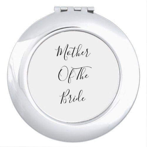 Mother Of The Bride Elegant Classy Gift 2023 Compact Mirror