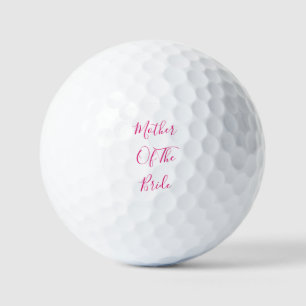 Mother Of The Bride Elegant Gift Wedding Favor Golf Balls