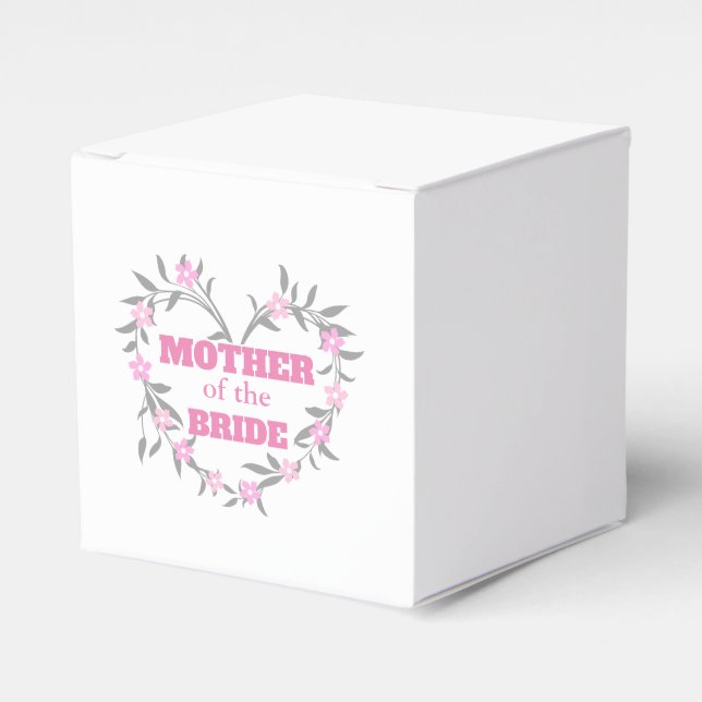 Mother of the Bride Favor Boxes (Front Side)
