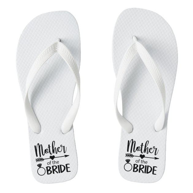 Mother of the Bride Flip Flops Zazzle