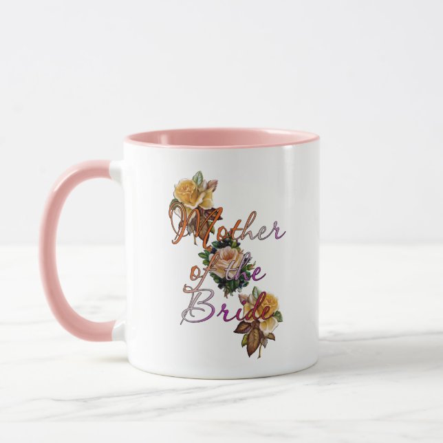 Mother Of The Bride Floral Mug (Left)