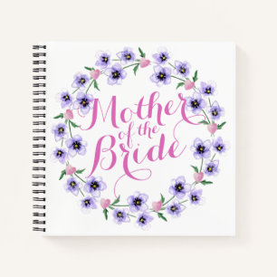 Mother of the Bride Floral Wedding Notebook
