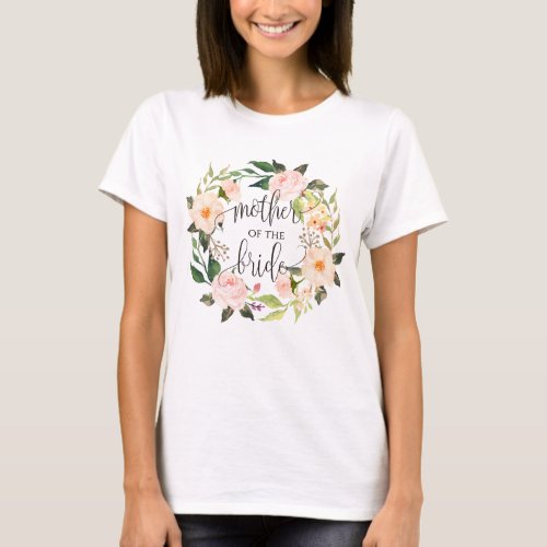 mother of the bride floral wreath _4 T_Shirt