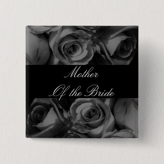 Mother Of the Bride - Font Style/Size - Lucia 14 Pinback Button (Front)