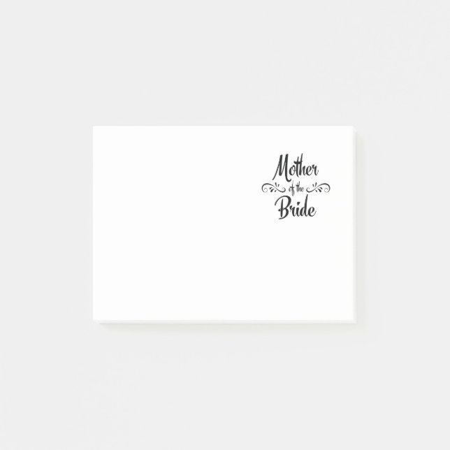Mother of the Bride - Funny Rehearsal Dinner Post-it Notes (Front)
