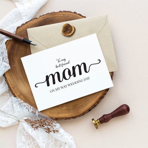 Mother of the Bride Gift Card from Daughter