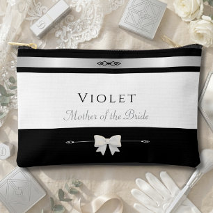 Mother of the Bride Gift   Elegant Custom Makeup Accessory Pouch