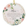 Mother Of The Bride Gift From The Bride Ceramic Ornament