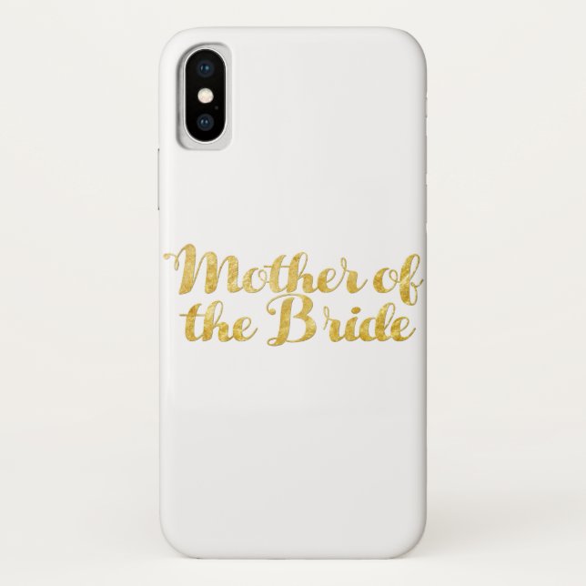 Mother of the bride gold Case-Mate iPhone case (Back)