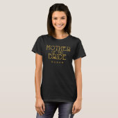 Mother of the Bride Gold Faux Glitter Custom Shirt (Front Full)