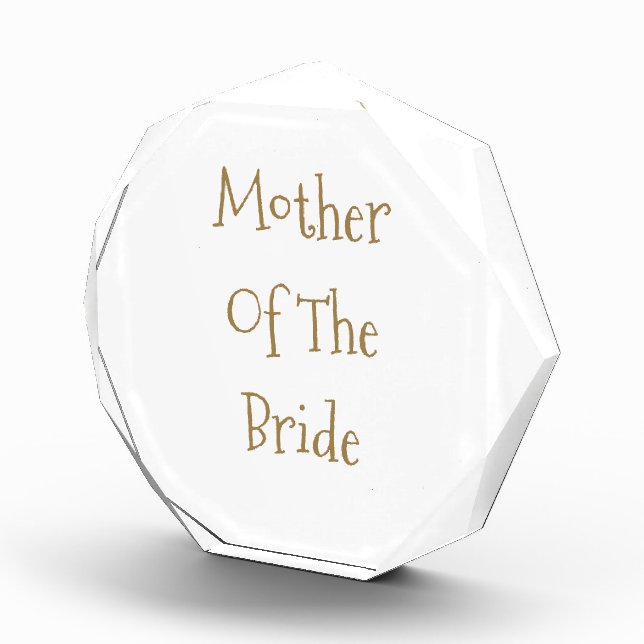 Mother Of The Bride Gold Wedding Party Favor Gift (Right)