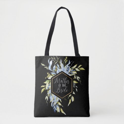 Mother of the Bride Green Blue Greenery Wedding  Tote Bag