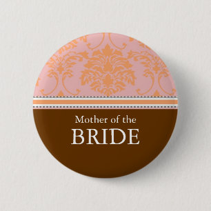 Mother of the Bride / Groom damask Button