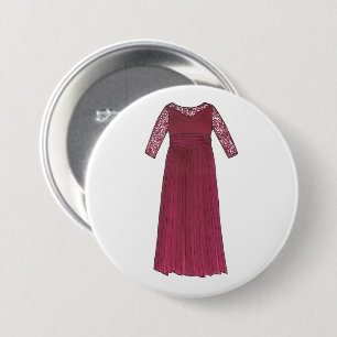 Mother of the Bride Groom Wedding Party Gown Dress Button