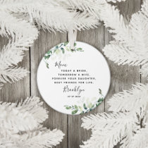 Mother of the Bride Keepsake  Ceramic Ornament