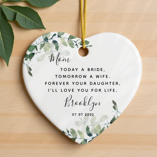 Mother of the Bride Keepsake   Ceramic Ornament (Creator Uploaded)