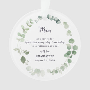 Mother Of The Bride Keepsake Ornament