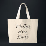 Mother of the Bride Large Tote Bag<br><div class="desc">This cute vintage tote bag is best gift idea for bride's mother at weddings. This tote bag is perfect for your mom on your life big day. It is perfect for her to keep everything wedding in one place.</div>