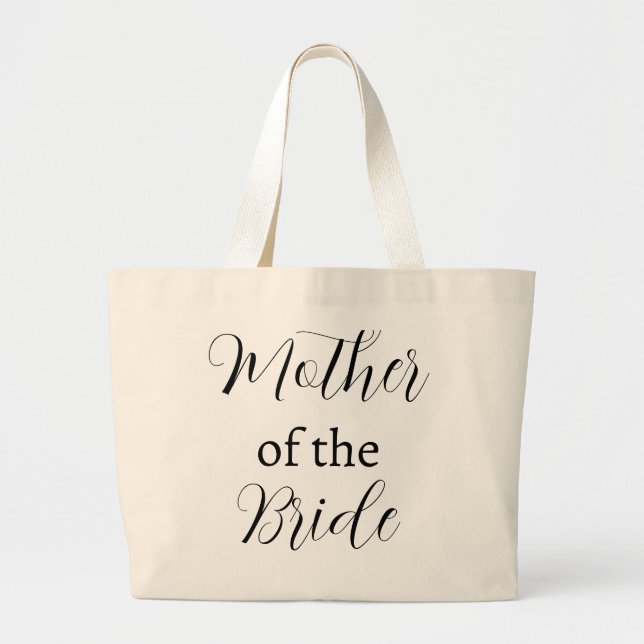 Mother of the Bride Large Tote Bag (Front)