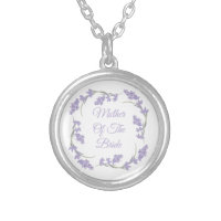 Mother of the Bride Lavender Floral Wreath