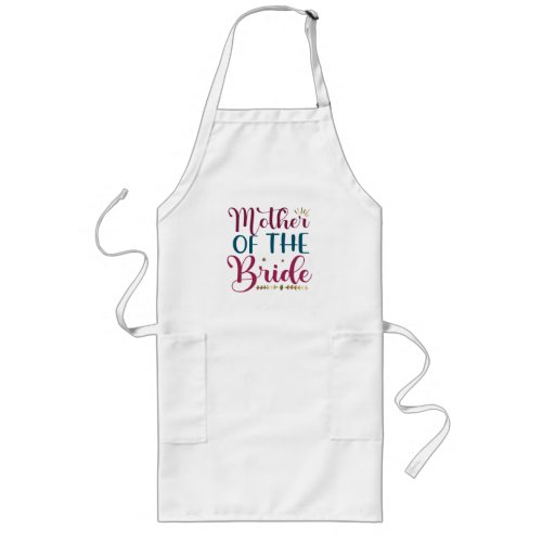 Mother of the Bride Long Apron