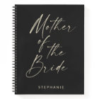 Mother of the Bride Minimalist Personalized Black