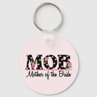 Mother of the Bride (MOD) Tulip Lettering Keychain