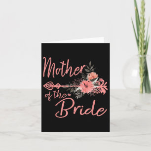 Mother Of The Bride Mom Wedding  Card