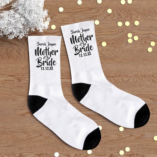 Mother of the Bride or Groom Custom Wedding Socks