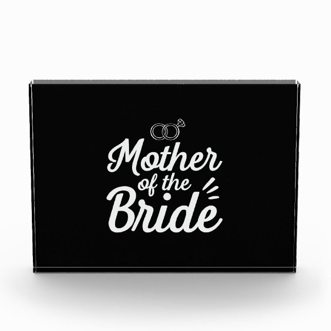 Mother Of The Bride Photo Block (Front)