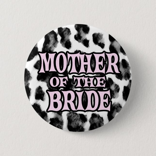 Mother of the Bride Pinback Button (Front)