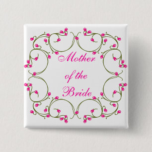 Mother of the Bride Pinback Button