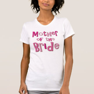 Mother of the Bride Pink Brown T-Shirt