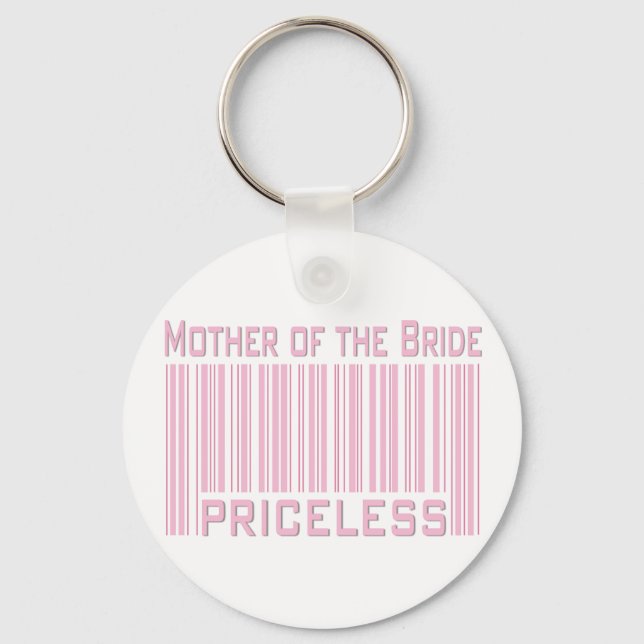 Mother of the Bride Priceless Keychain (Front)