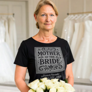 Mother of the Bride Romantic Wedding Rehearsal T-Shirt