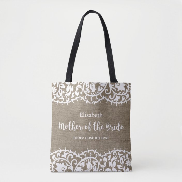 lace tote bag