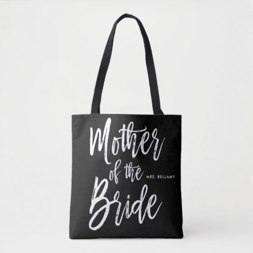 Mother of the Bride  Script Style Custom Wedding Tote Bag