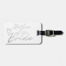 Mother of the Bride - Silver faux foil