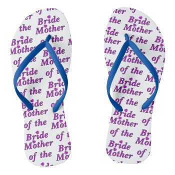 Mother Of The Bride Simply Love  Flip Flops by weddingparty at Zazzle