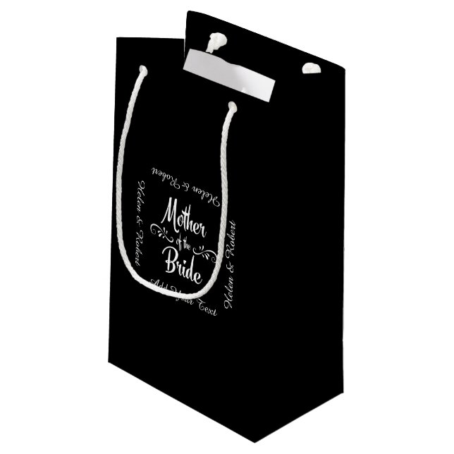 Mother of the Bride Small Gift Bag (Back Angled)