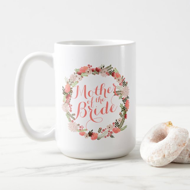 Mother of the Bride Spring Wedding Classic Mug (With Donut)