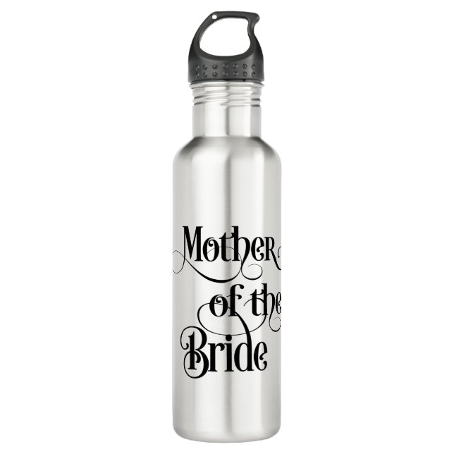 Mother of the Bride Stainless Steel Water Bottle (Front)