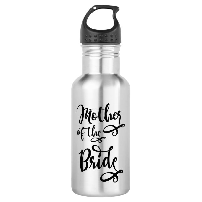 Mother of the Bride Stainless Steel Water Bottle (Front)