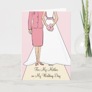 Mother Of The Bride Thank You Card Zazzle Com