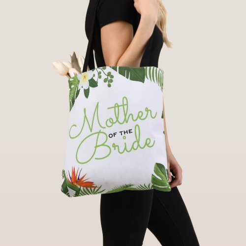 Mother of the Bride Tropical Destination Wedding Tote Bag