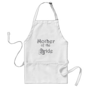 ♥ Mother of the Bride ♥ Very Pretty Design ♥ Adult Apron