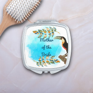 Mother of the Bride Vintage Toucan Compact Mirror