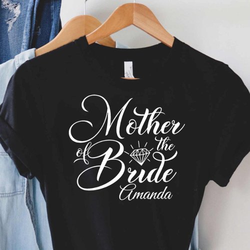 Mother Of The Bride Wedding Bridal Party Gift T_Sh T_Shirt