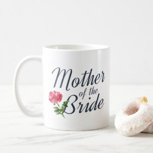 Mother of the Bride Wedding Calligraphy Mug